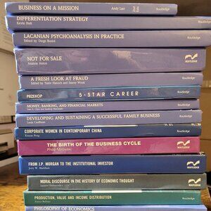 📚 Pick 5 Routledge Hardcover Books – Your Choice $50 Bundle Deal lot Money